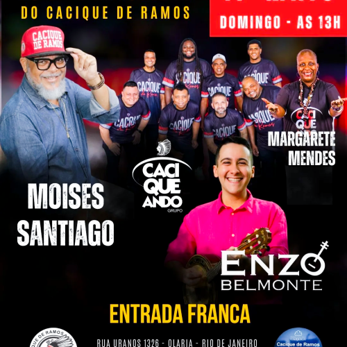 CACIQUE DE RAMOS COMEMORA  A150ª EDIÇÃO DE SUA FEIJOADA NESTE DOMINGO, 17 