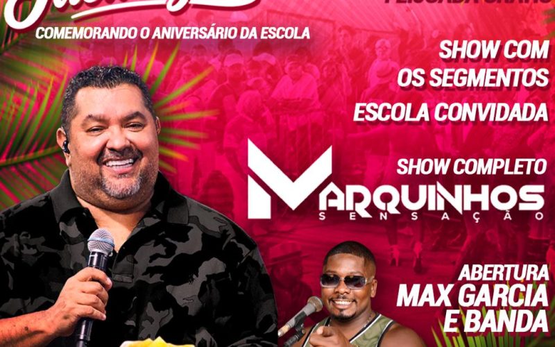 UNIDOS DO JACAREZINHO CELEBRA 60 ANOS COM FEIJOADA E SHOW DE MARQUINHOS SENSAÇÃO_EVENTO GRATUITO 